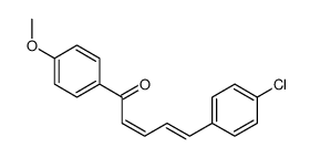 5-(4-chlorophenyl)-1-(4-methoxyphenyl)penta-2,4-dien-1-one Structure