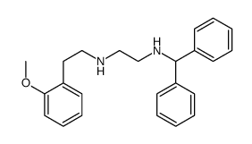 N'-benzhydryl-N-[2-(2-methoxyphenyl)ethyl]ethane-1,2-diamine Structure