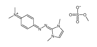 2-[[4-(dimethylamino)phenyl]azo]-1,3-dimethyl-1H-imidazolium methyl sulphate structure