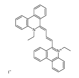 1,1'-Diethyl-3,3',4,4'-dibenzo-2,2'-chinocarbocyanin-iodid Structure