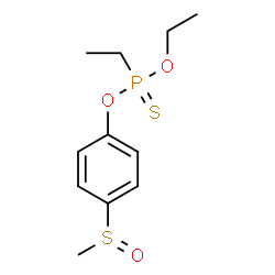 Ethylthiophosphonic acid O-ethyl O-[4-(methylsulfinyl)phenyl] ester picture