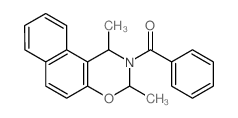 (1,3-dimethyl-1,3-dihydrobenzo[f][1,3]benzoxazin-2-yl)-phenylmethanone结构式