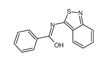 N-(2,1-benzothiazol-3-yl)benzamide Structure