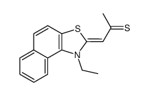 1-(1-ethyl-1H-naphtho[1,2-d]thiazol-2-ylidene)-propane-2-thione Structure