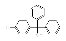 Benzenemethanol,4-chloro-a,a-diphenyl- Structure