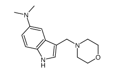 N,N-dimethyl-3-(morpholin-4-ylmethyl)-1H-indol-5-amine Structure