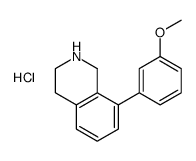 8-(3-methoxyphenyl)-1,2,3,4-tetrahydroisoquinoline,hydrochloride结构式