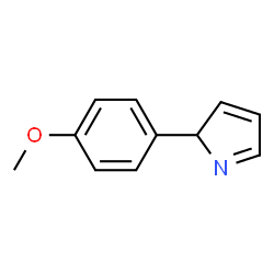 2H-Pyrrole,2-(4-methoxyphenyl)-(9CI)结构式