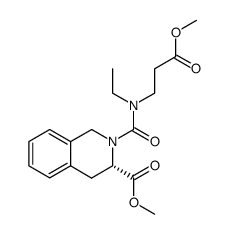 methyl (3S)-2--1,2,3,4-tetrahydroisoquinoline-3-carboxylate Structure