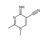 5-Pyrimidinecarbonitrile,1,4-dihydro-4-imino-1,2-dimethyl-(9CI)结构式