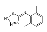 N-(2,6-dimethylphenyl)thiatriazol-5-amine Structure