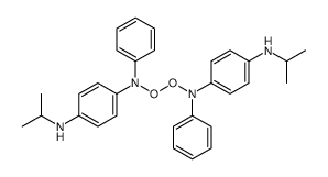 4-N-phenyl-1-N-propan-2-yl-4-N-(N-[4-(propan-2-ylamino)phenyl]anilino)peroxybenzene-1,4-diamine结构式