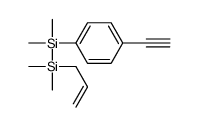 [dimethyl(prop-2-enyl)silyl]-(4-ethynylphenyl)-dimethylsilane Structure