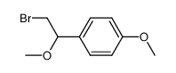 1-(2-bromo-1-methoxyethyl)-4-methoxybenzene结构式