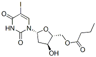 5-Iodo-5'-O-butyryl-2'-deoxyuridine structure