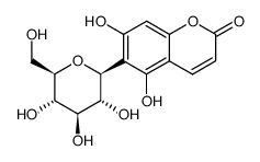 (+)-6-β-D-Glucopyranosyl-5,7-dihydroxy-2H-1-benzopyran-2-one picture