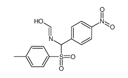 N-[(4-methylphenyl)sulfonyl-(4-nitrophenyl)methyl]formamide结构式