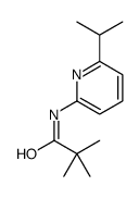 N-(6-异丙基吡啶-2-基)-2,2-二甲基丙酰胺结构式