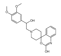 1'-[2-(3,4-dimethoxyphenyl)-2-hydroxyethyl]spiro[1H-3,1-benzoxazine-4,4'-piperidine]-2-one Structure