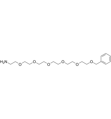 Benzyl-PEG6-amine structure