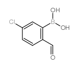 5-Chloro-2-formylphenylboronic acid structure