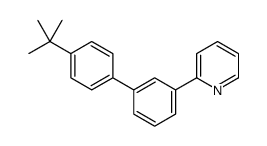 2-[3-(4-tert-butylphenyl)phenyl]pyridine Structure