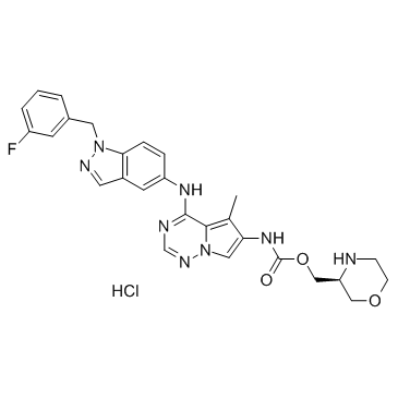 BMS-599626 (Hydrochloride) structure