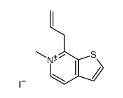 7-Allyl-6-methylthieno(2,3-c)pyridinium-iodid Structure