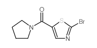 2-Bromo-5-(pyrrolidine-1-carbonyl)-1,3-thiazole structure