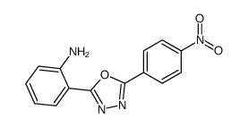 2-[5-(4-nitrophenyl)-1,3,4-oxadiazol-2-yl]aniline结构式