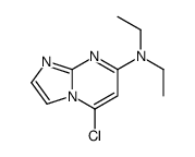 5-chloro-N,N-diethylimidazo[1,2-a]pyrimidin-7-amine结构式