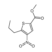 methyl 4-nitro-5-propylthiophene-2-carboxylate Structure