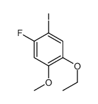 1-ethoxy-4-fluoro-5-iodo-2-methoxybenzene Structure