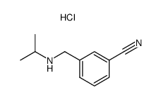 3-(Isopropylamino-methyl)-benzonitrile; hydrochloride结构式