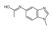 Benzimidazole, 5-acetamido-1-methyl- (7CI) Structure