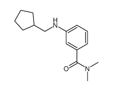 3-(cyclopentylmethylamino)-N,N-dimethylbenzamide Structure