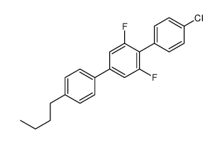 5-(4-butylphenyl)-2-(4-chlorophenyl)-1,3-difluorobenzene结构式