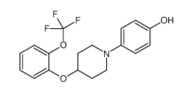 4-[4-[2-(trifluoromethoxy)phenoxy]piperidin-1-yl]phenol Structure