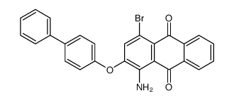 1-amino-4-bromo-2-(4-phenylphenoxy)anthracene-9,10-dione Structure