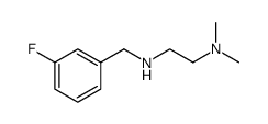 1,2-Ethanediamine, N2-[(3-fluorophenyl)methyl]-N1,N1-dimethyl Structure