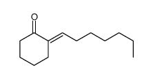 (2Z)-2-heptylidenecyclohexan-1-one Structure