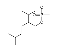 methyl-(5-methyl-2-propan-2-ylhexoxy)phosphinate结构式