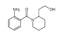 Methanone, (2-aminophenyl)[2-(2-hydroxyethyl)-1-piperidinyl]结构式