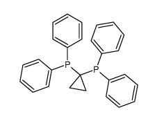 μ-cyclopropylidenebis(diphenylphosphine) Structure