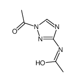 N-(1-acetyl-1,2,4-triazol-3-yl)acetamide Structure