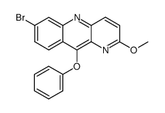 7-bromo-2-methoxy-10-phenoxy-benzo[b][1,5]naphthyridine Structure