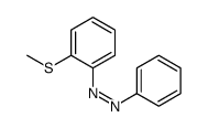 (2-methylsulfanylphenyl)-phenyldiazene结构式