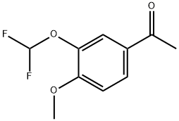 3'-Difluoromethoxy-4'-methoxyacetophenone Structure