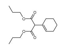 dipropyl 2-(cyclohex-1-en-1-yl)malonate结构式