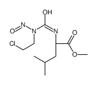 N-[(2-Chloroethyl)nitrosocarbamoyl]-L-leucine methyl ester Structure